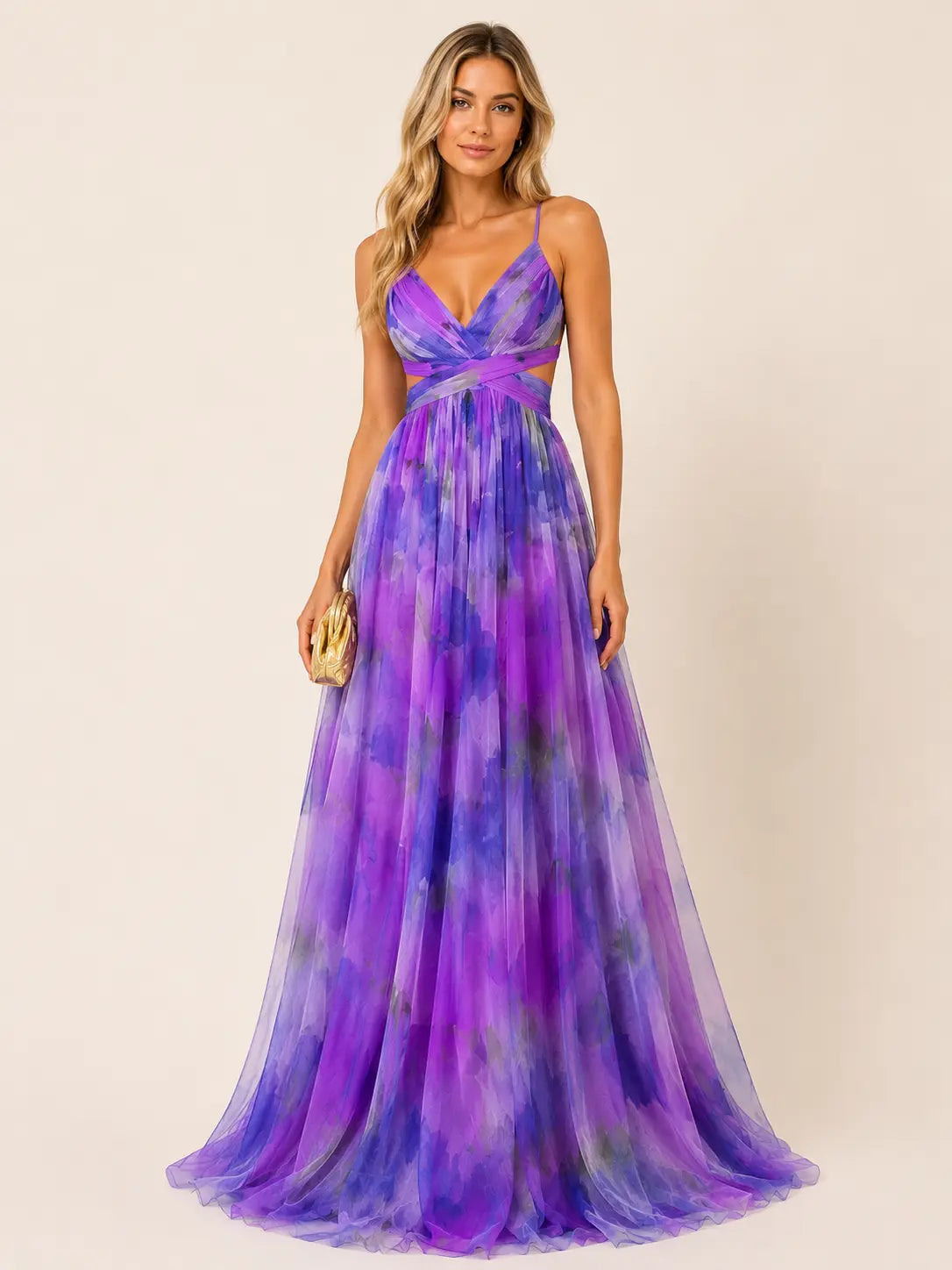 Vestido maxi floral Gisela