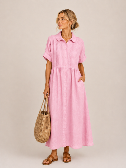 Vestido midi camisero Leticia