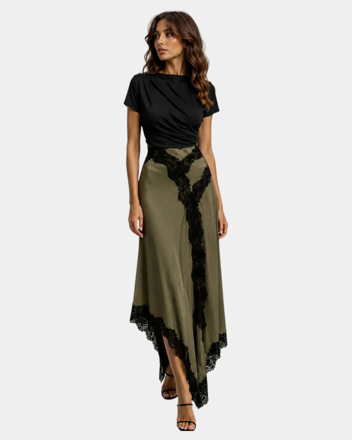 Vestido de encaje Blanca