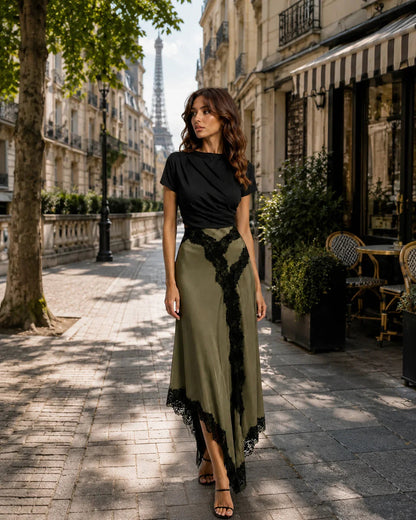 Vestido de encaje Blanca