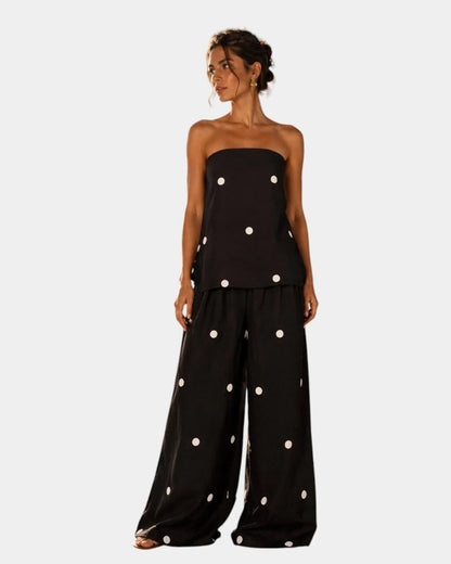 Conjunto mediterráneo de lunares Perla
