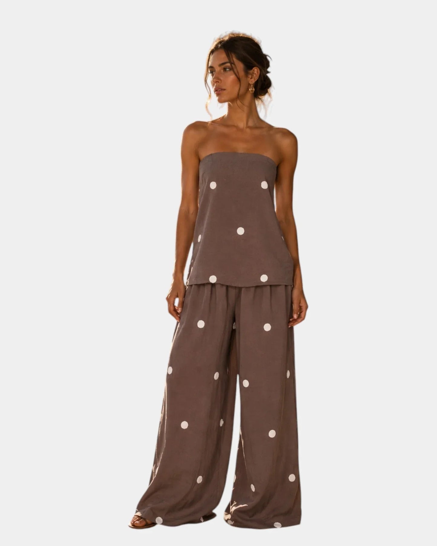 Conjunto mediterráneo de lunares Perla