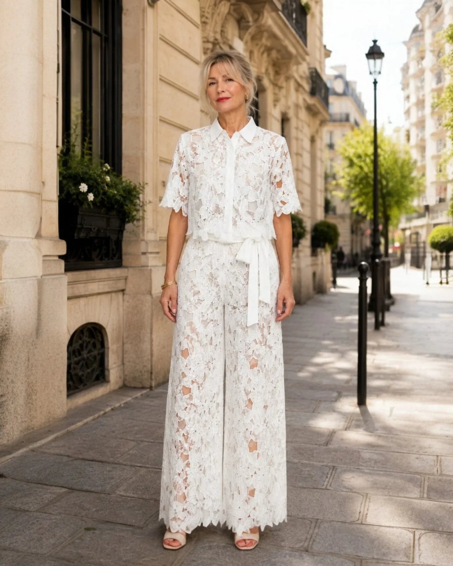 Conjunto de encaje Ofelia