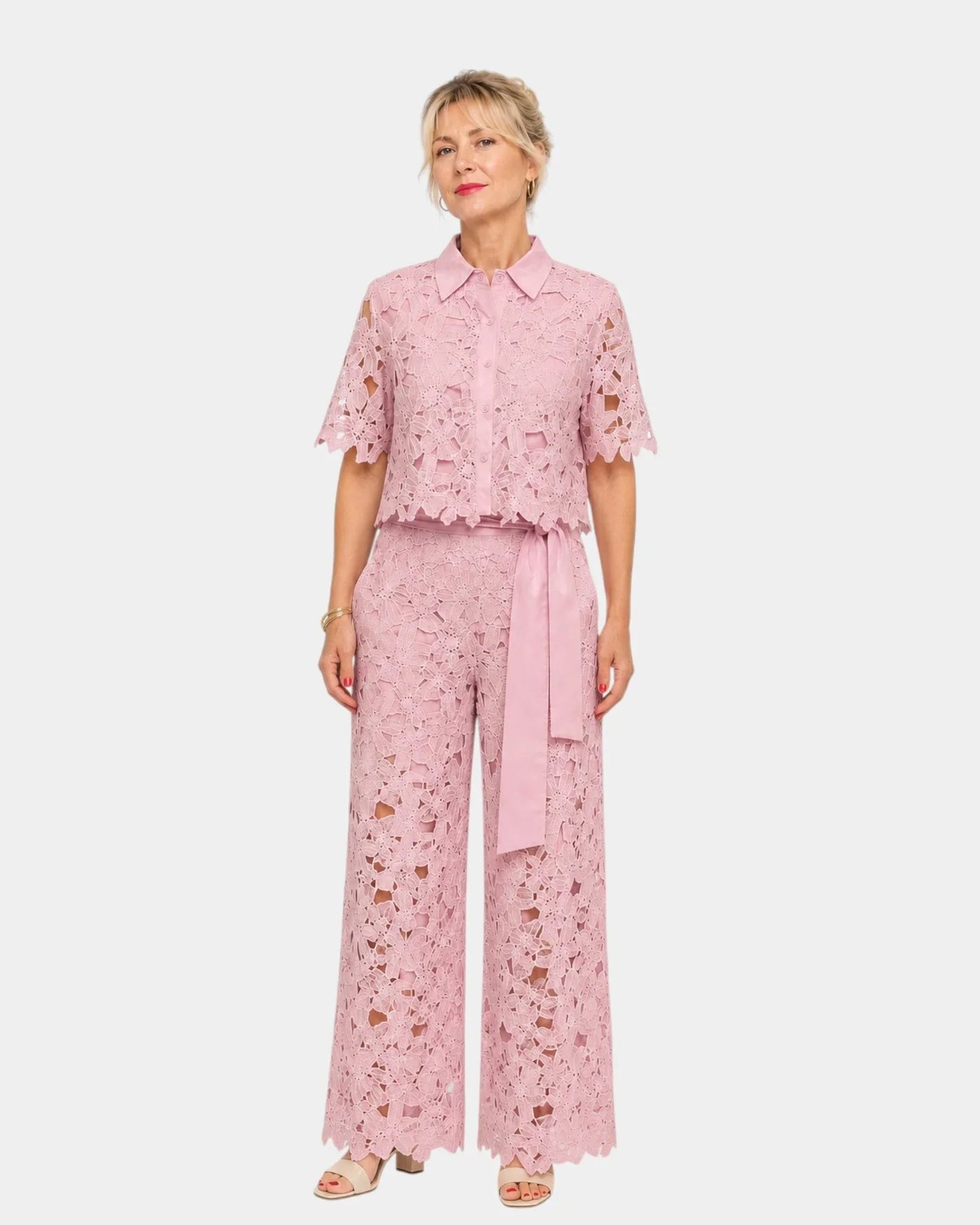 Conjunto de encaje Ofelia