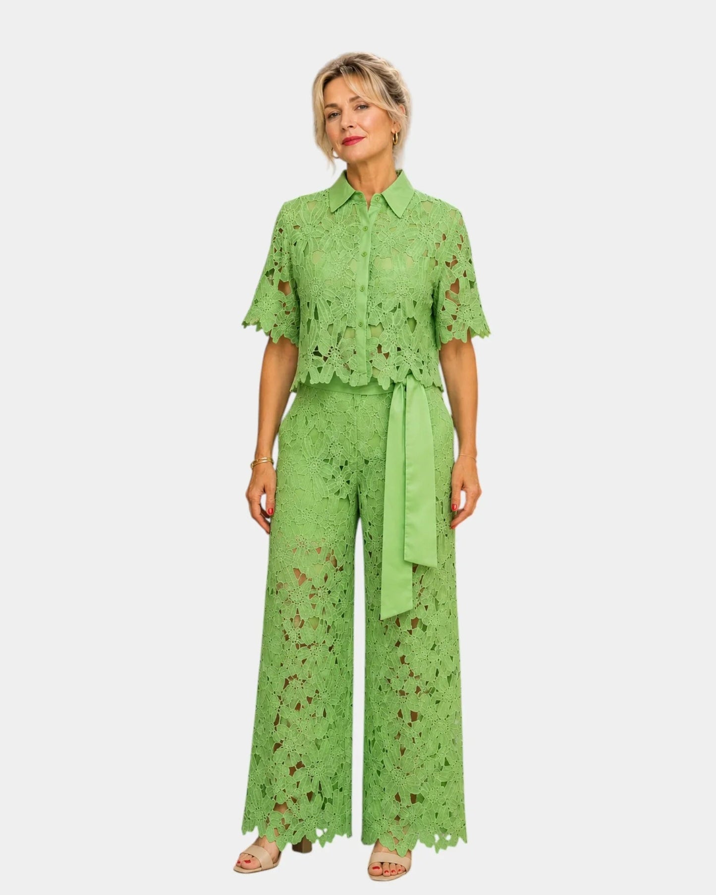 Conjunto de encaje Ofelia