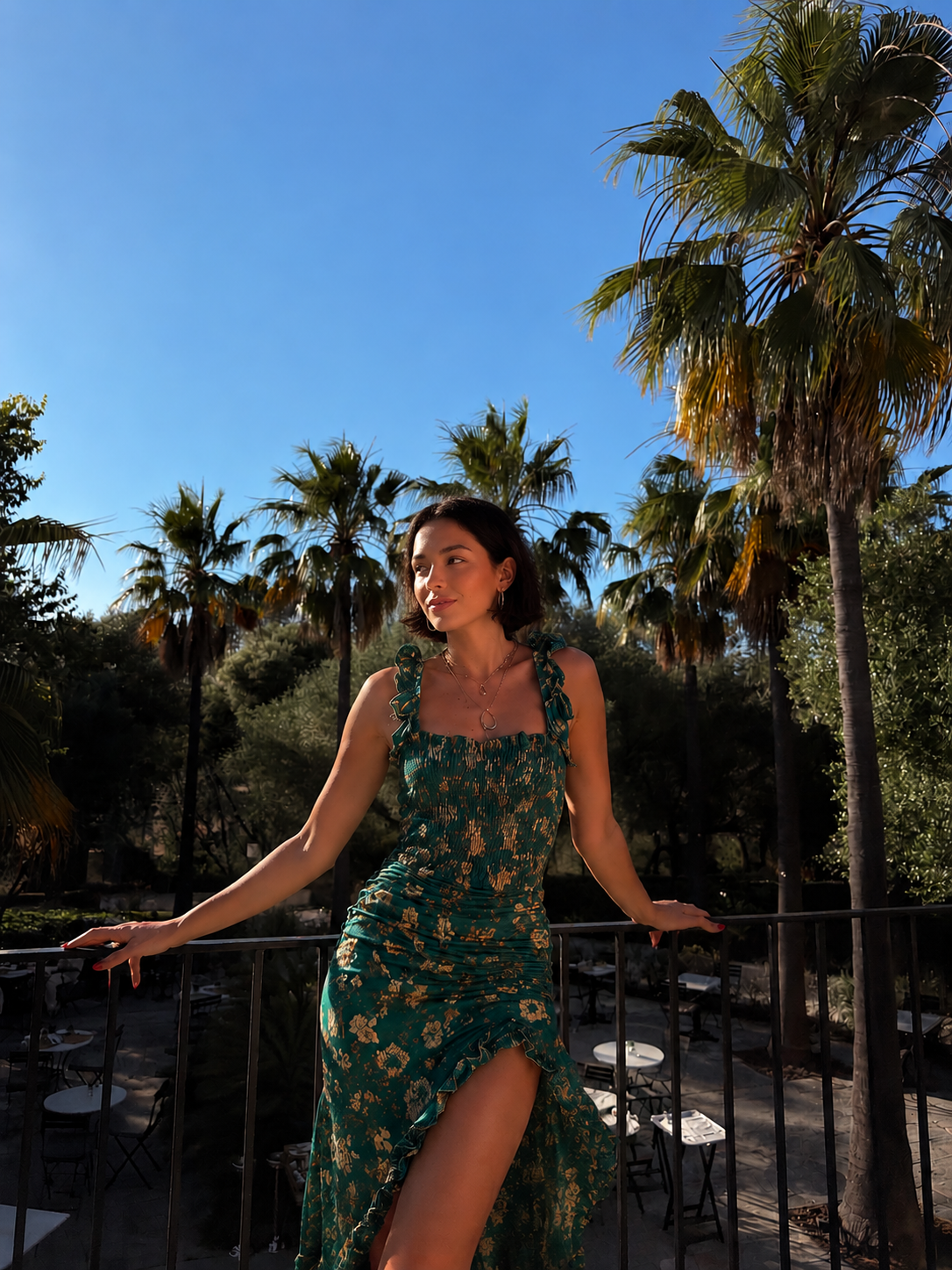 Vestido con volantes Sofia