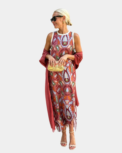 Conjunto de vestido y saco ligero Paola