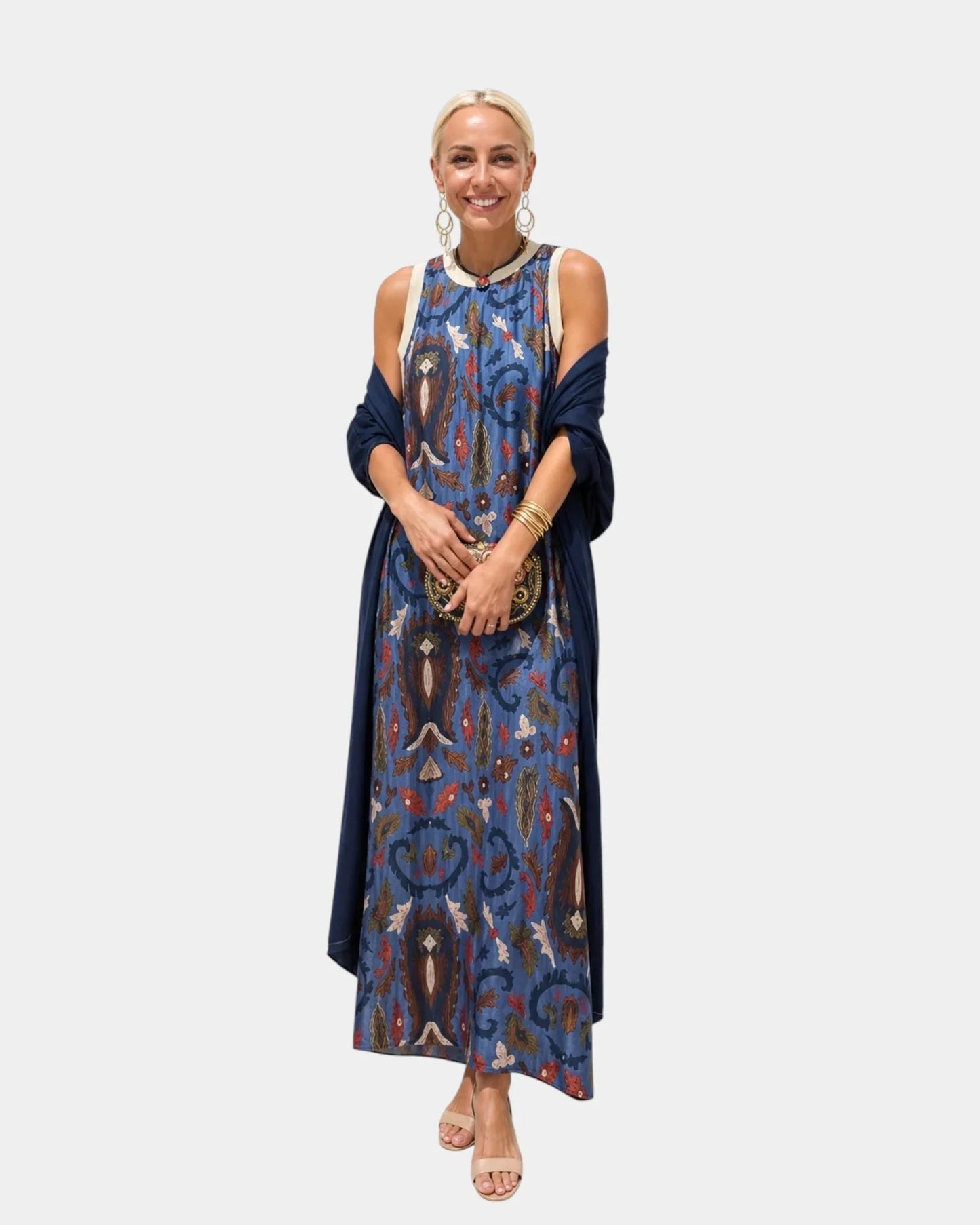 Conjunto de vestido y saco ligero Paola