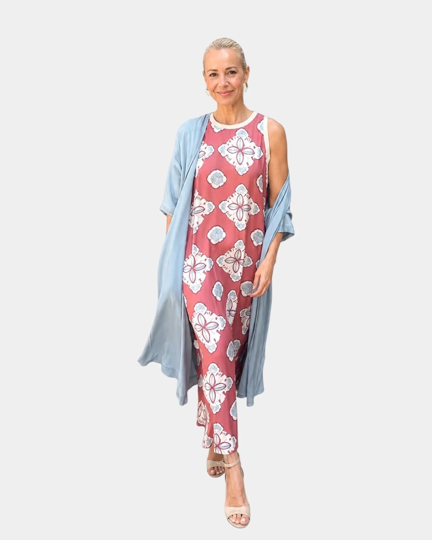 Conjunto de vestido y saco ligero Paola