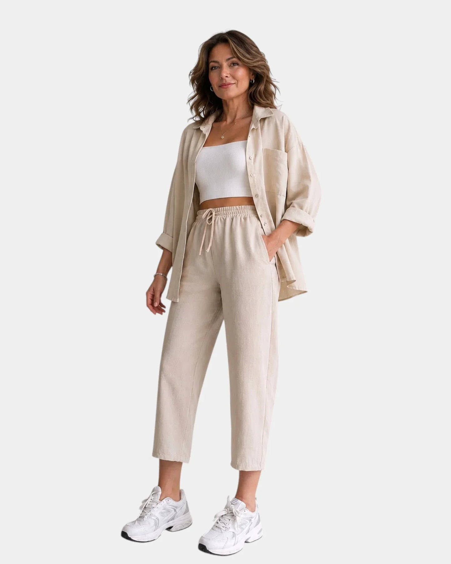 Conjunto blusa y pantalón Estefanía