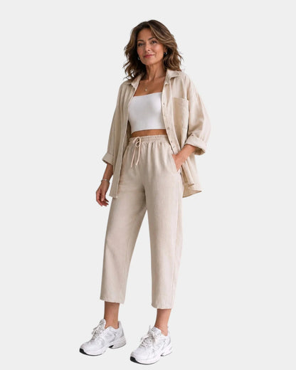 Conjunto blusa y pantalón Estefanía