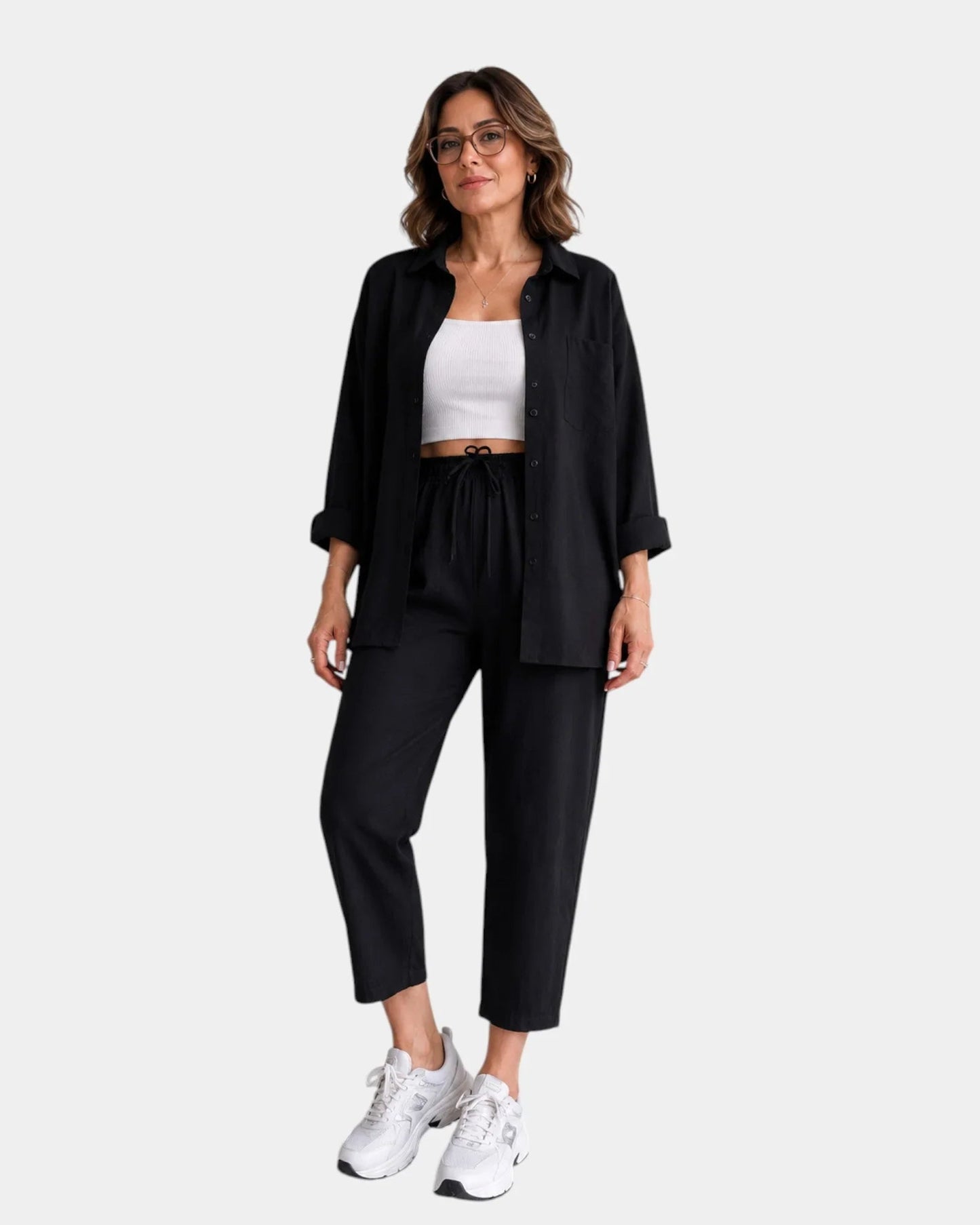 Conjunto blusa y pantalón Estefanía