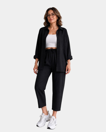 Conjunto blusa y pantalón Estefanía