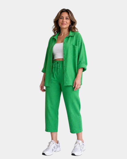 Conjunto blusa y pantalón Estefanía