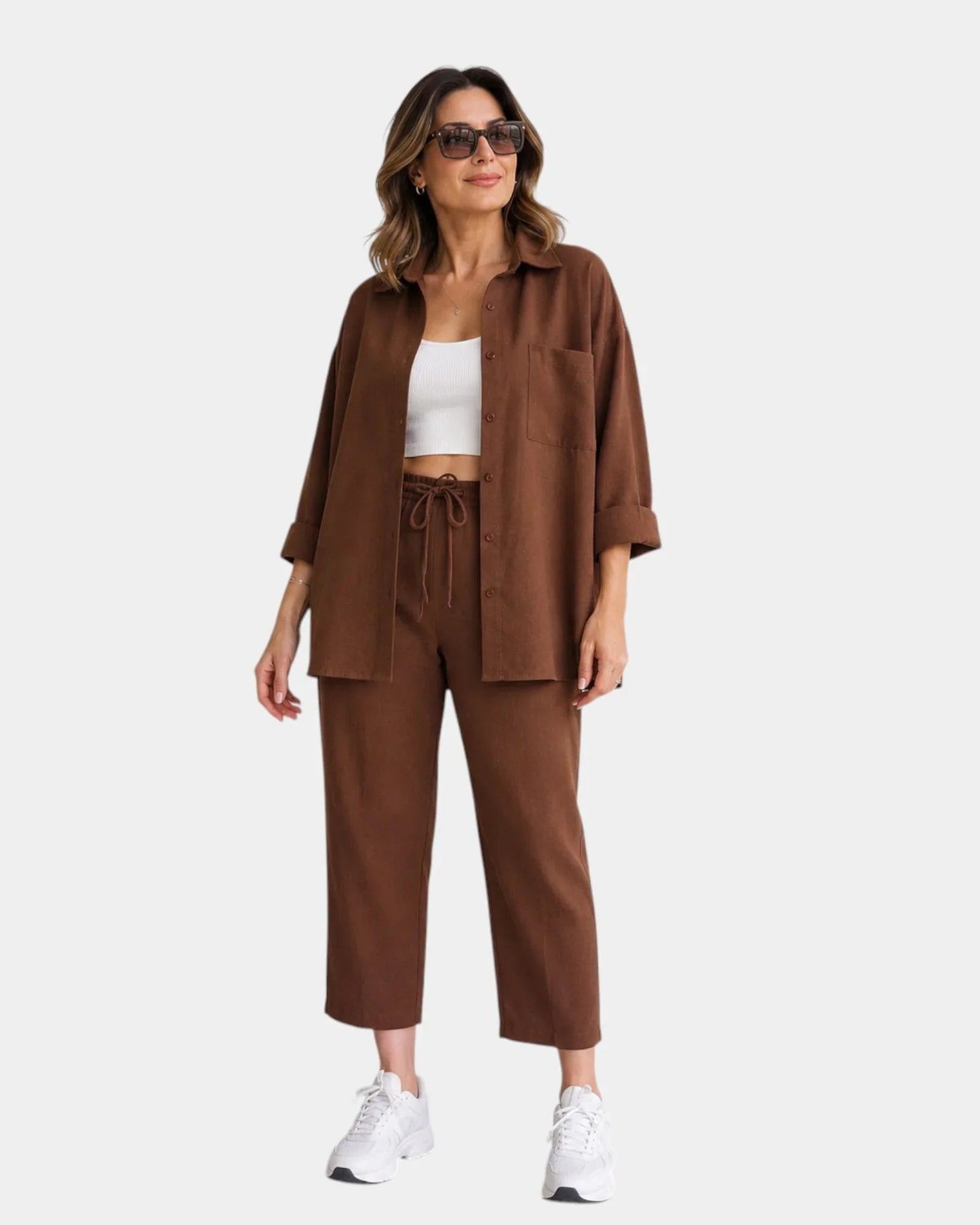 Conjunto blusa y pantalón Estefanía