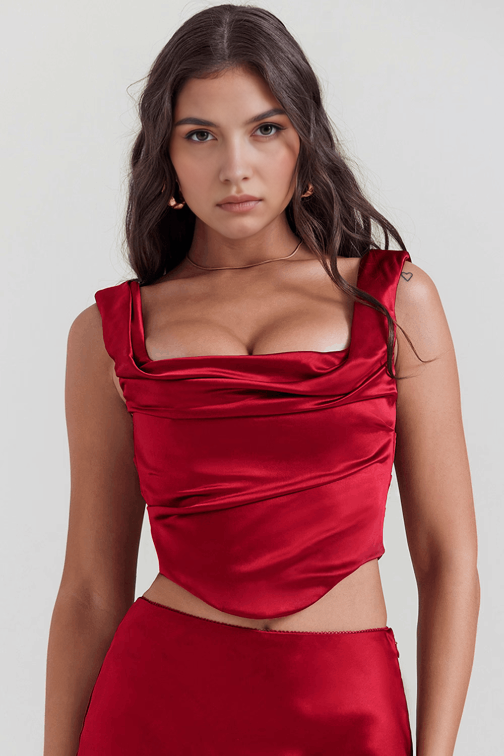 Vestido largo con corsé Verónica