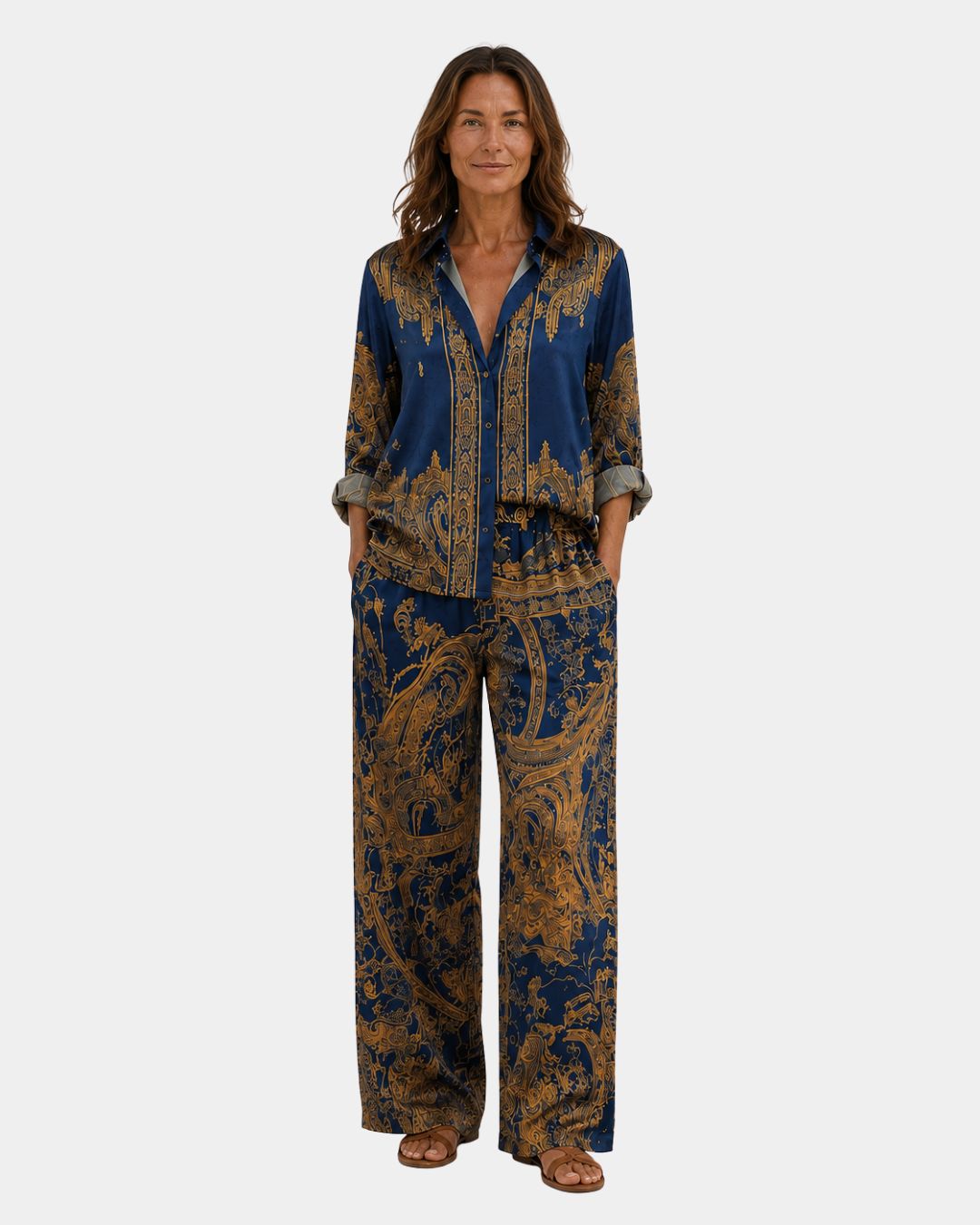 Conjunto estampado elegante Carla