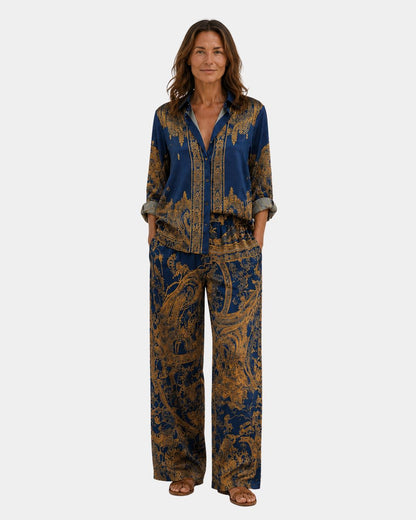 Conjunto estampado elegante Carla