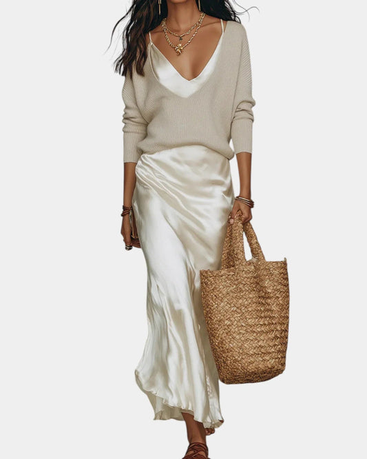 Conjunto de vestido y blusa Elsa