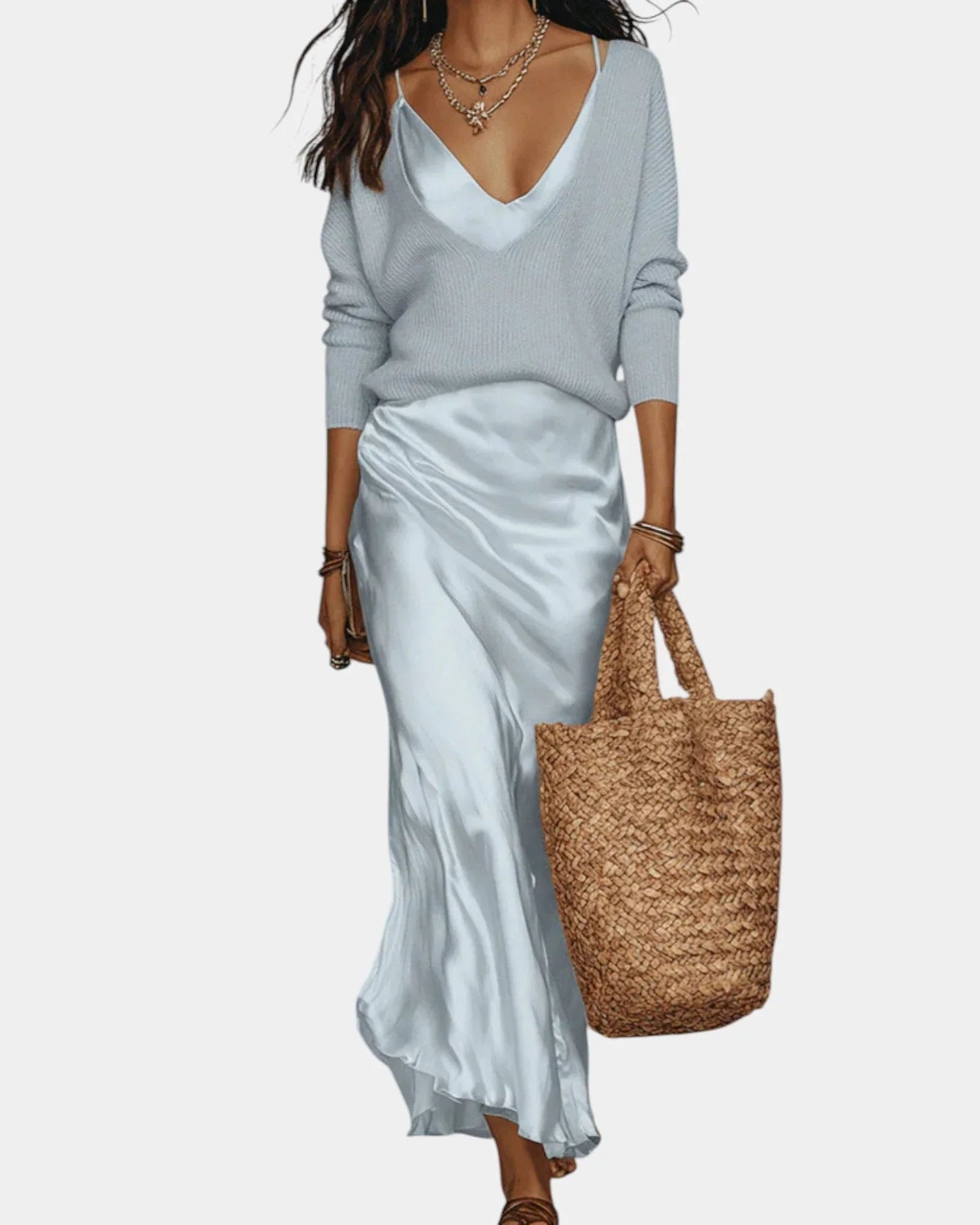 Conjunto de vestido y blusa Elsa