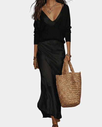 Conjunto de vestido y blusa Elsa