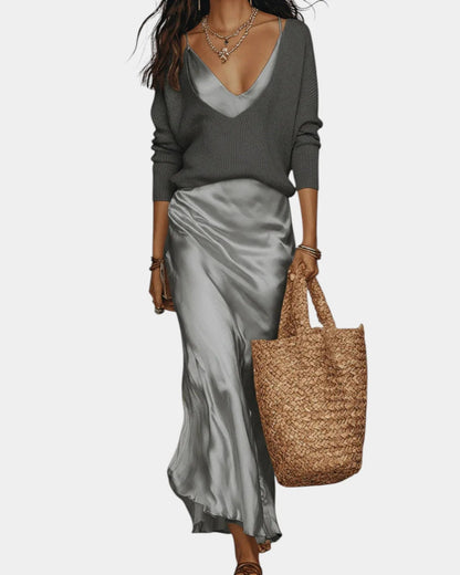 Conjunto de vestido y blusa Elsa