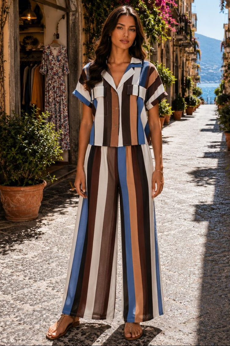 Conjunto de rayas Mónica