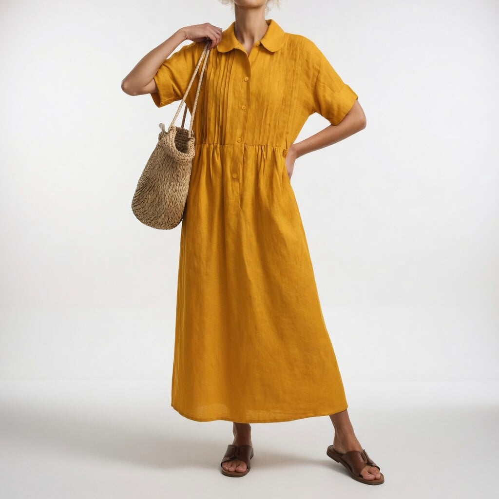 Vestido camisero fluido Jimena