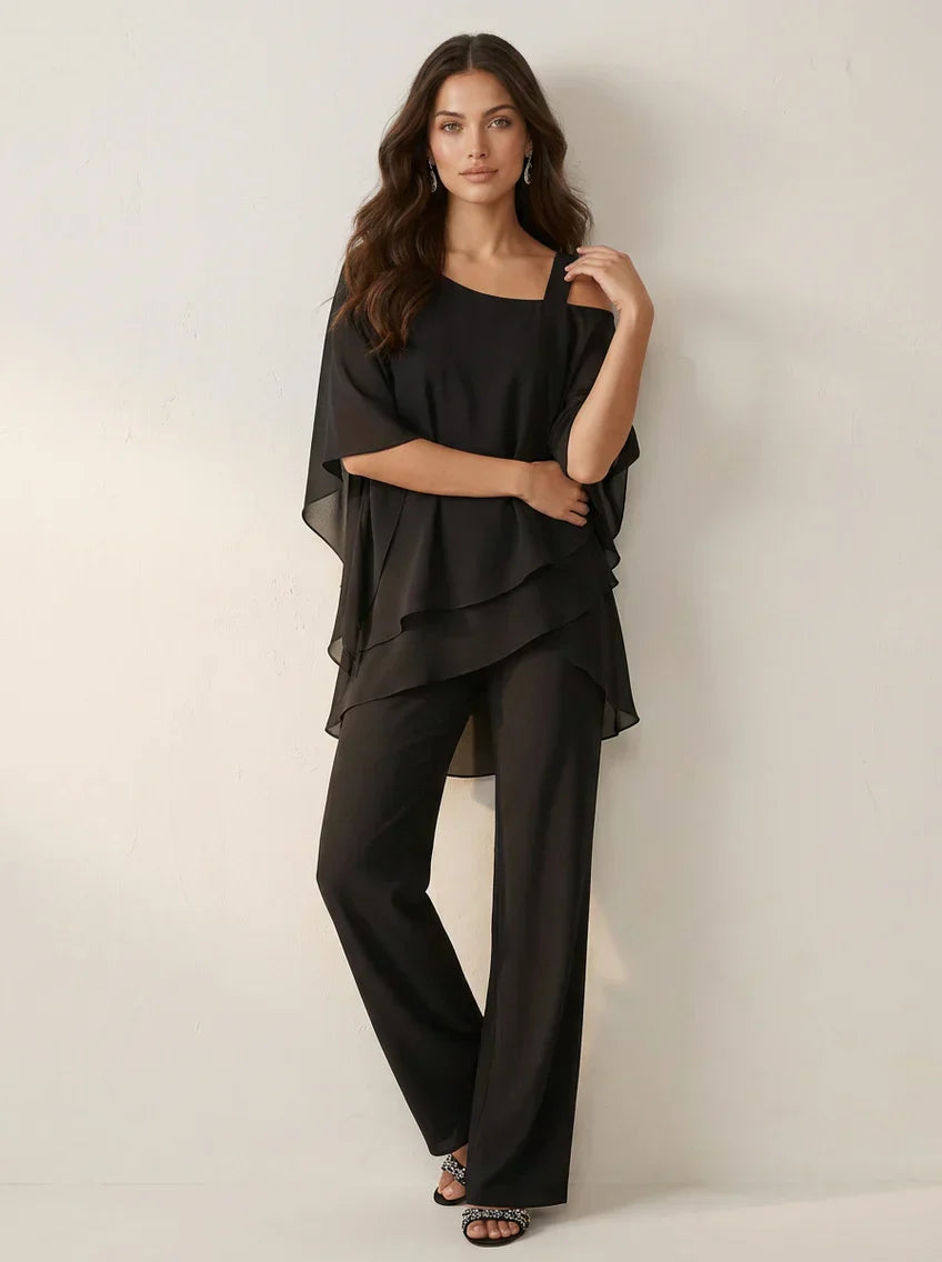 Conjunto de dos piezas en capas Paloma