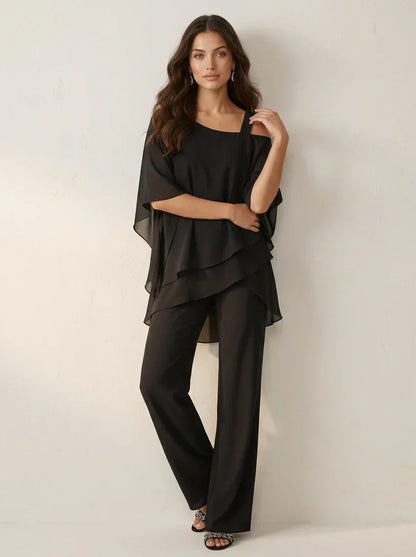 Conjunto de dos piezas en capas Paloma