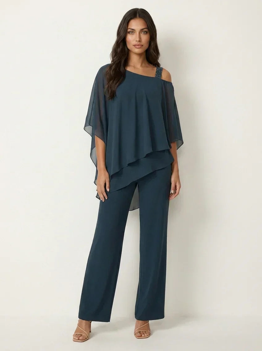 Conjunto de dos piezas en capas Paloma
