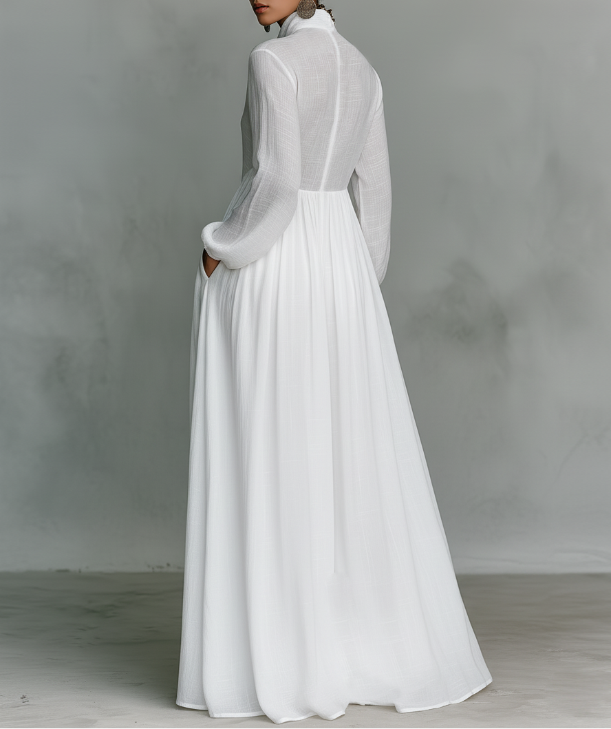 Vestido maxi minimalista Marbella