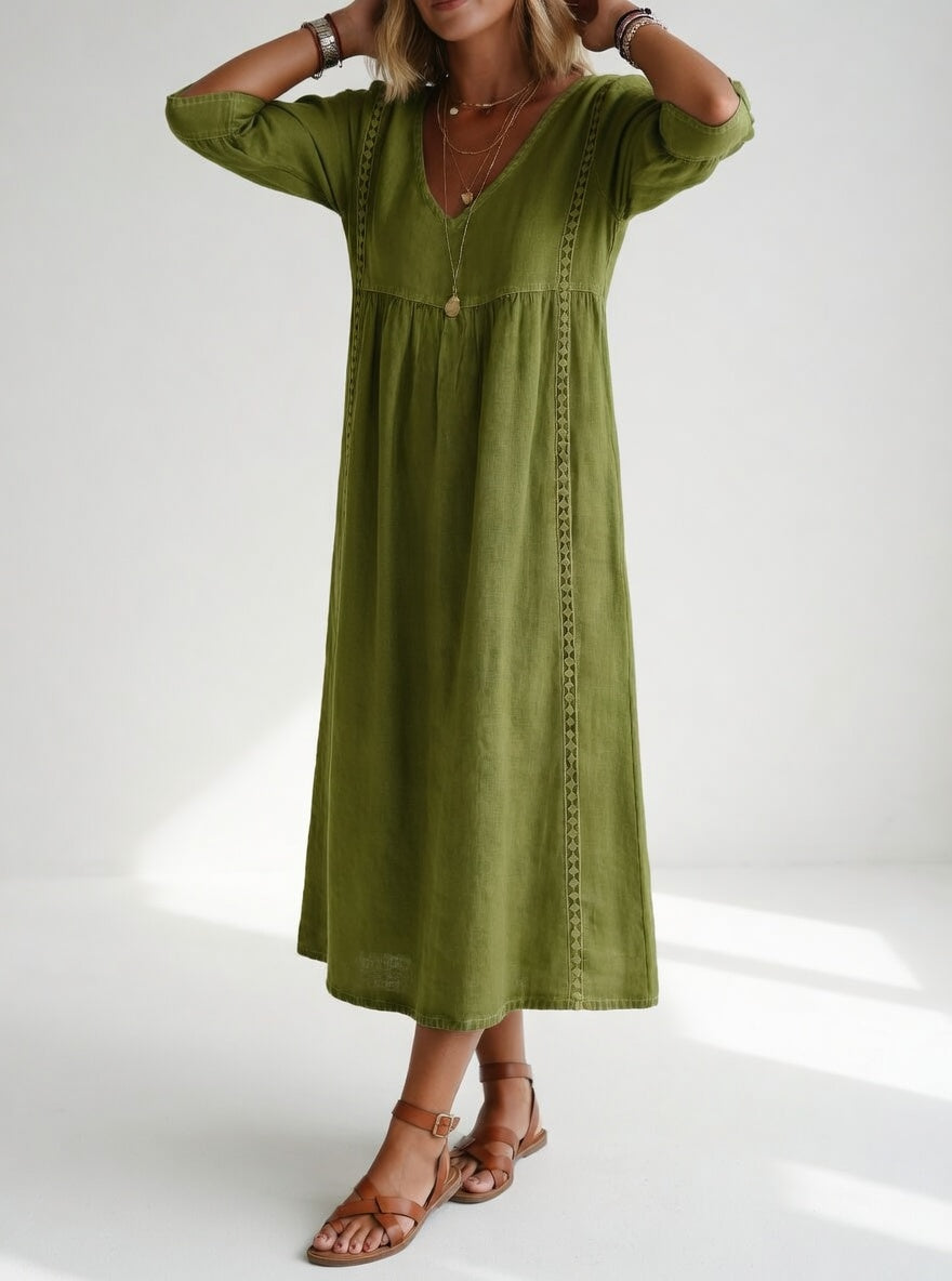 Vestido midi fluido Isabela