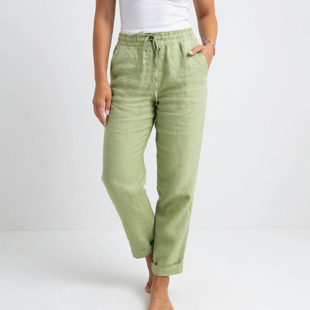 Pantalón de algodón fluido Galilea