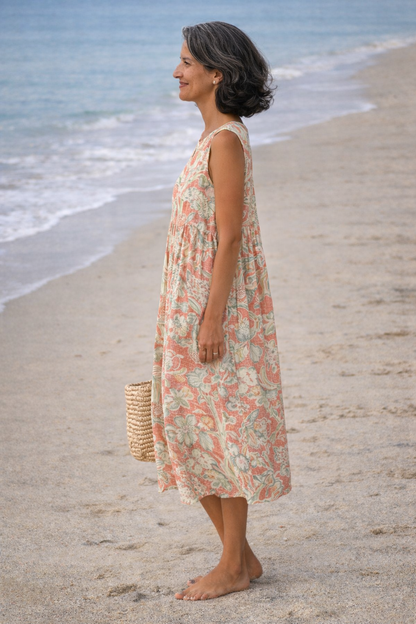 Vestido midi floral Bianca