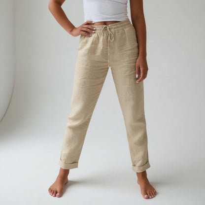 Pantalón de algodón fluido Galilea
