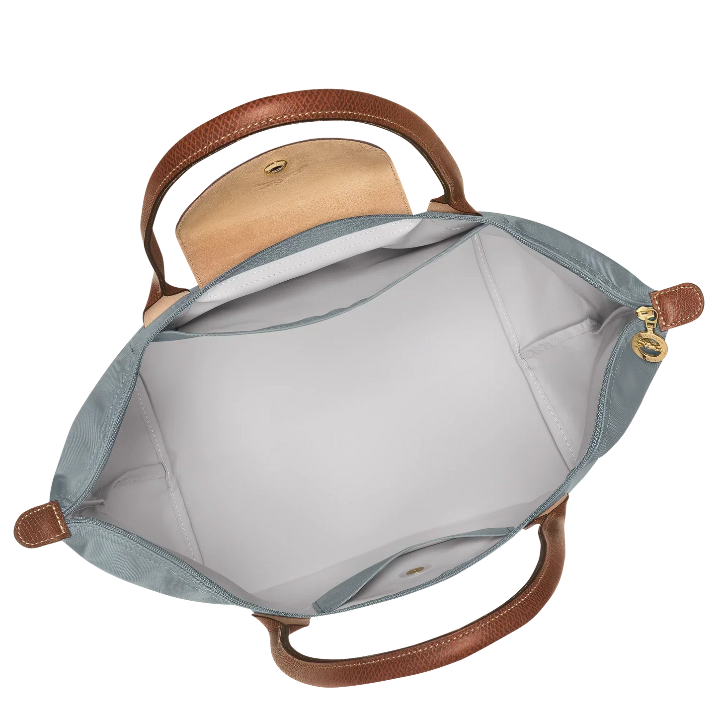 Bolso grande gris acero