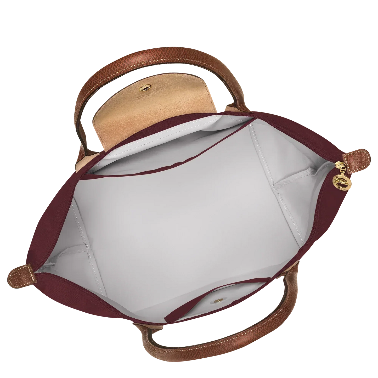 Bolso grande borgoña