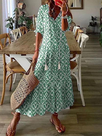 Vestido maxi floral Verónica