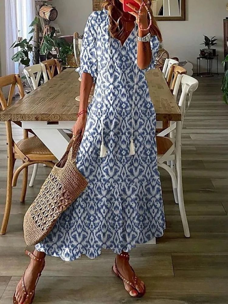 Vestido maxi floral Verónica