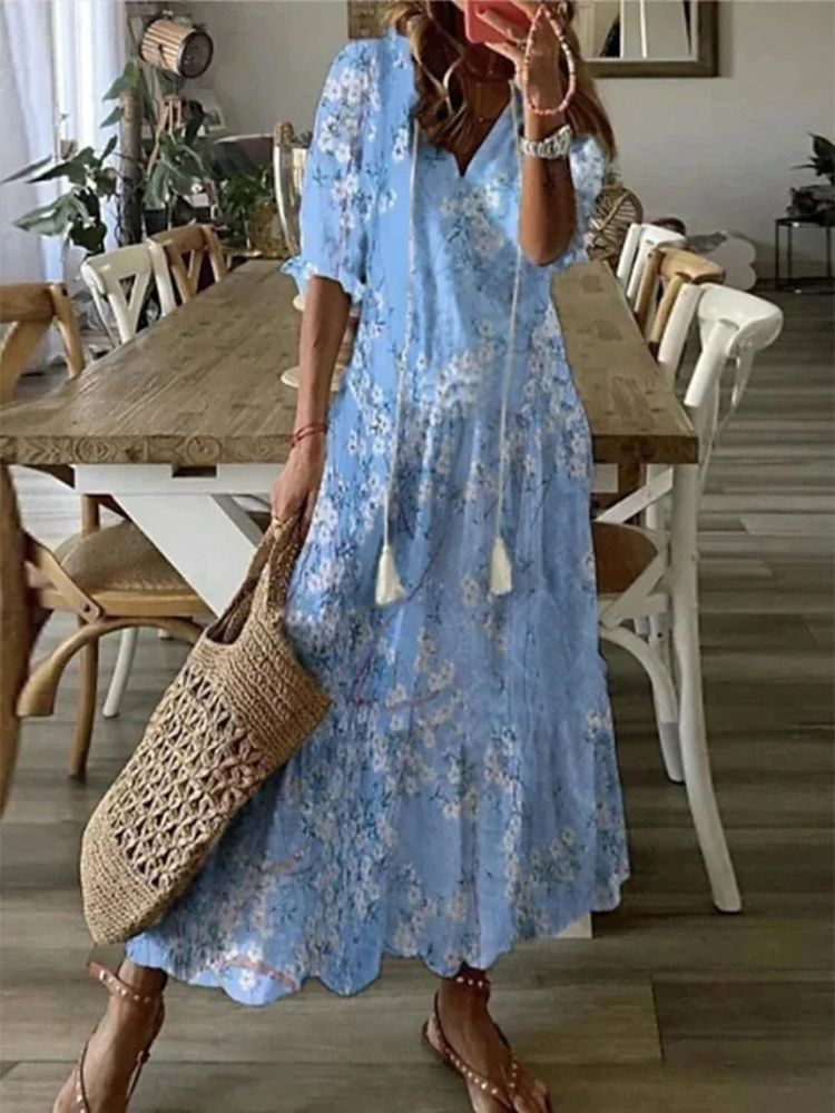 Vestido maxi floral Verónica