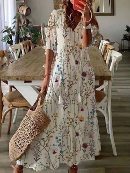 Vestido maxi floral Verónica