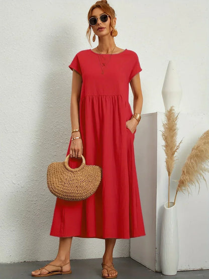 Vestido midi atemporal Rocío