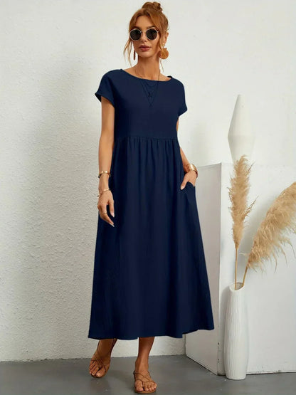 Vestido midi atemporal Rocío