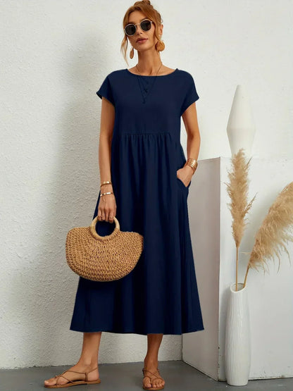 Vestido midi atemporal Rocío