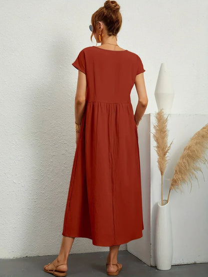 Vestido midi atemporal Rocío