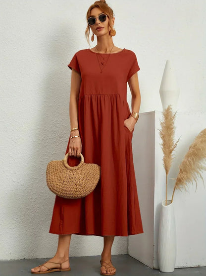 Vestido midi atemporal Rocío