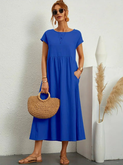 Vestido midi atemporal Rocío