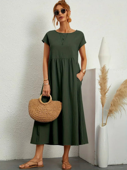 Vestido midi atemporal Rocío