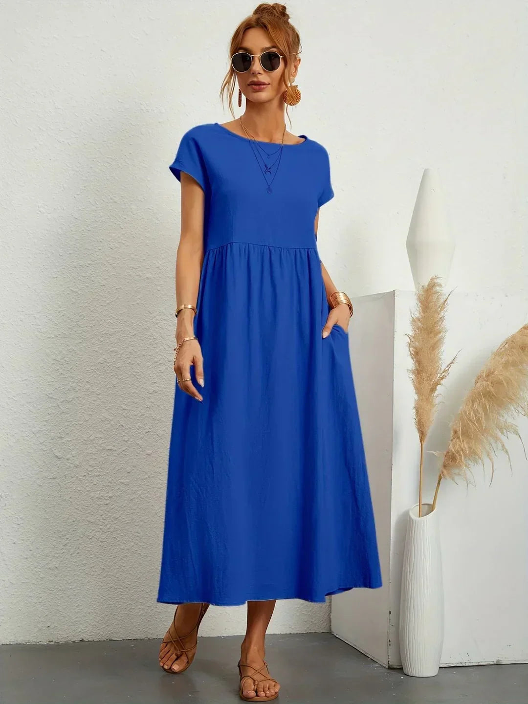 Vestido midi atemporal Rocío